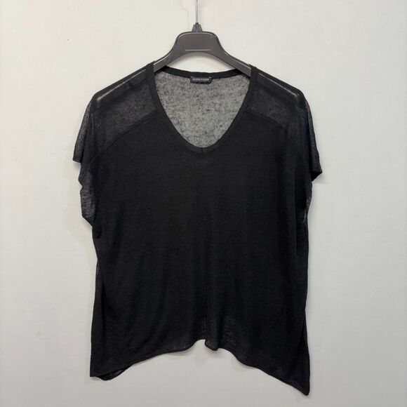 Eileen Fisher Tops - Eileen Fisher Women Knit Blouse Top Shirt Size 1X Black D030 -26